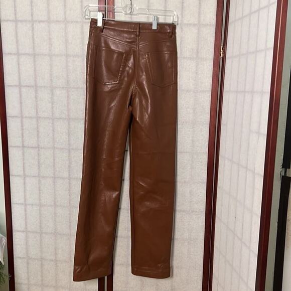 ARITZIA WILFRED MELINA FAUX LEATHER PANTS Size 0‎ - Picture 3 of 7